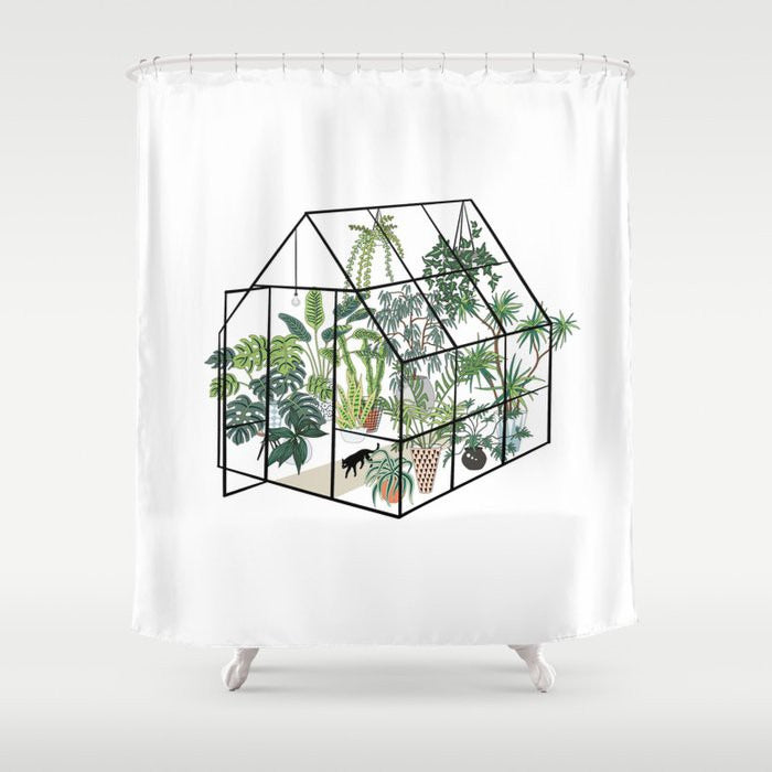 Greenhouse Shower Curtain HENDI
