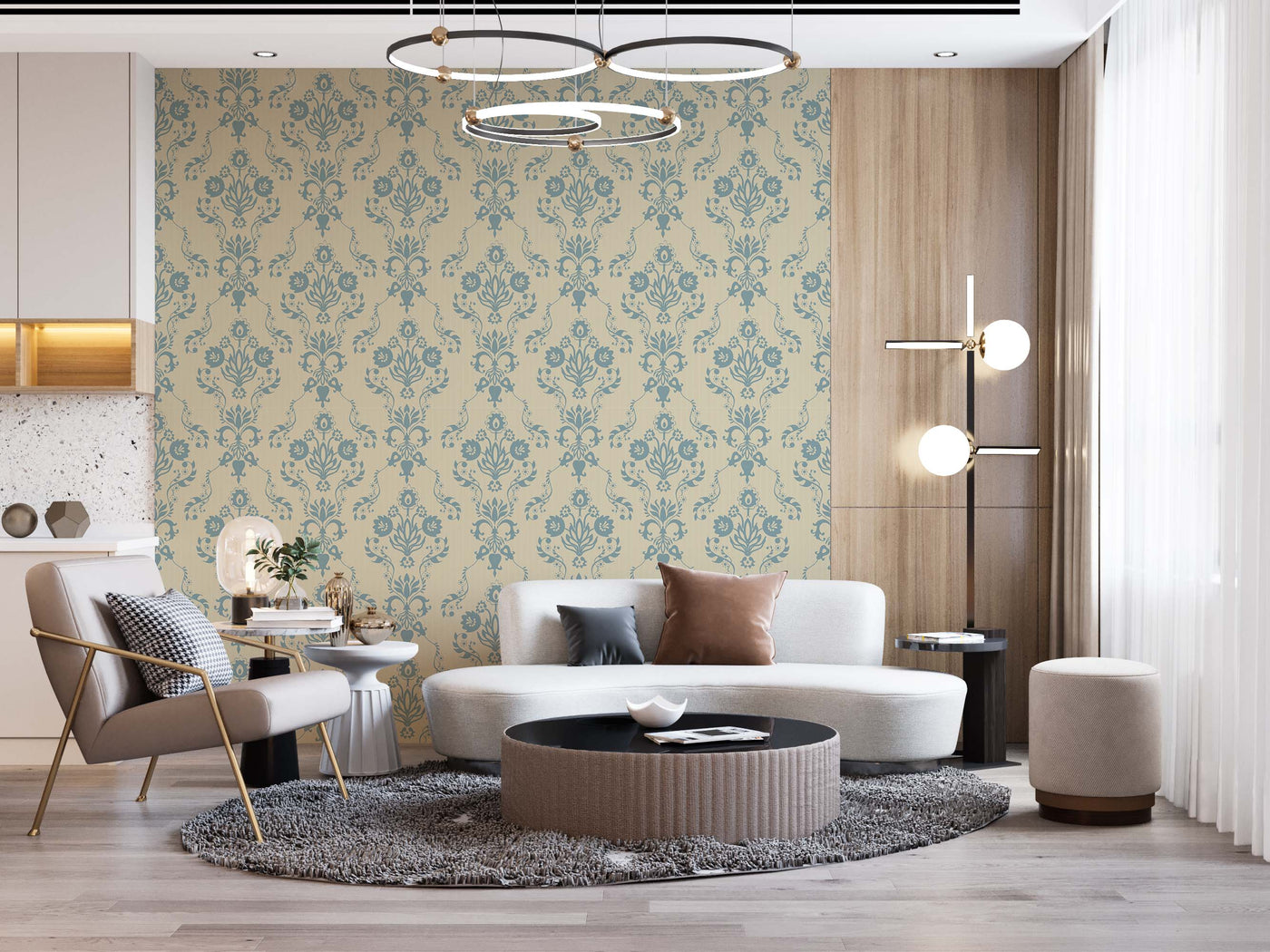 Daffa - Washable Printed Wallpaper