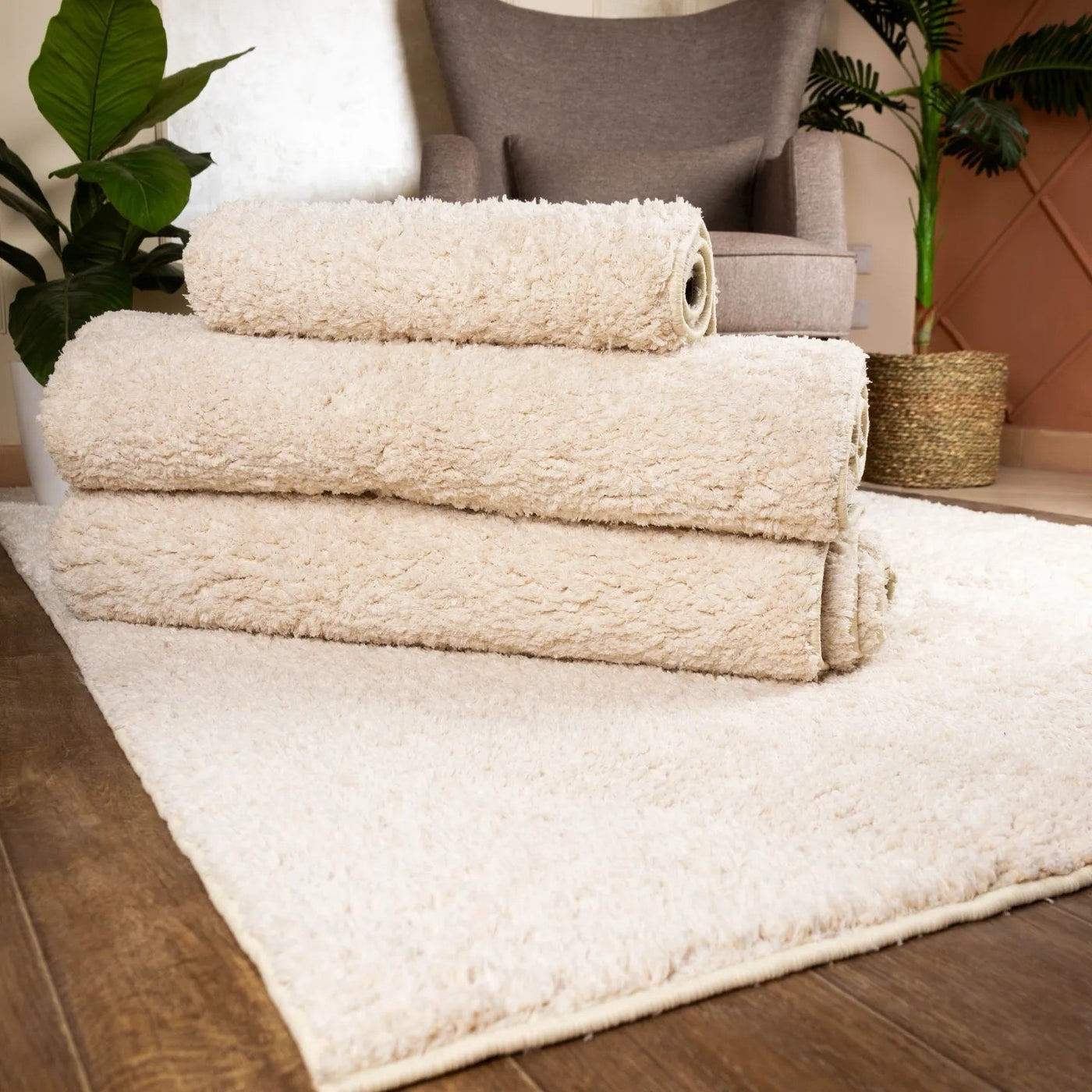 Micro-fiber rug set