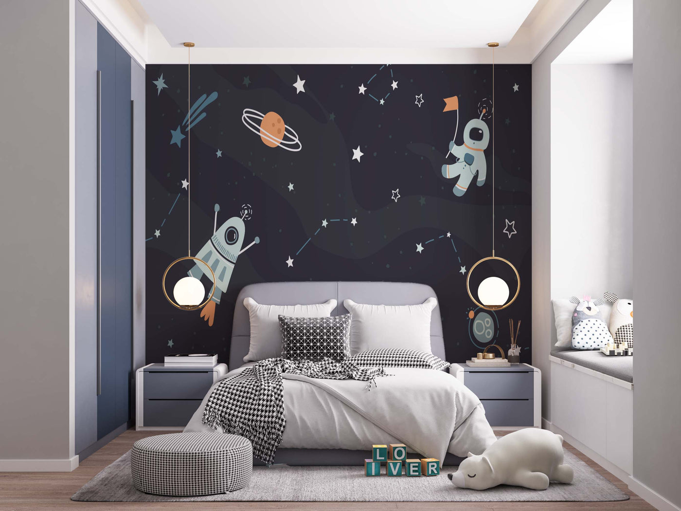 Space - Printed Wallpaper