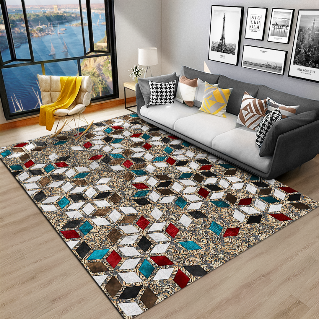 3Dcon - Modern Area Printed Rug