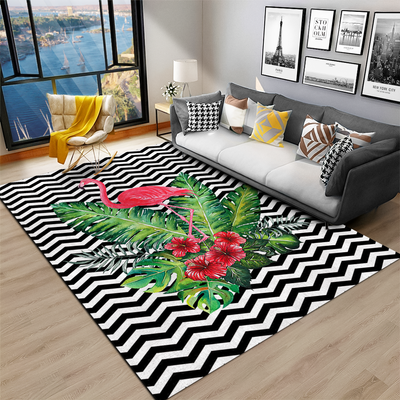 Flamingo - Chic Soft Area Printed Rug