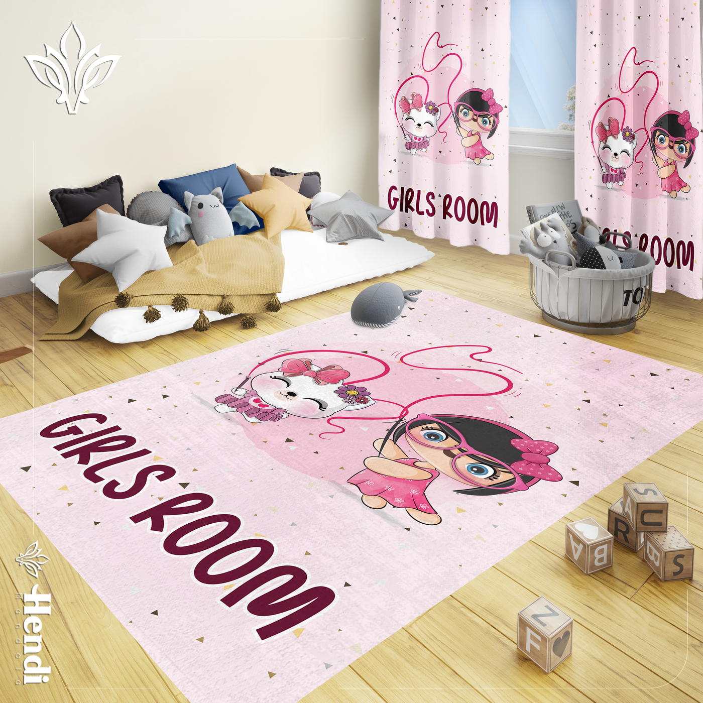 Girls - Kids Room Printed Rug