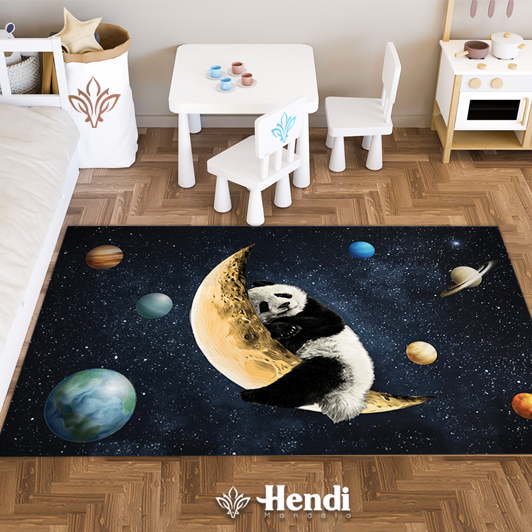 Panda - Modern Kid Printed Rug