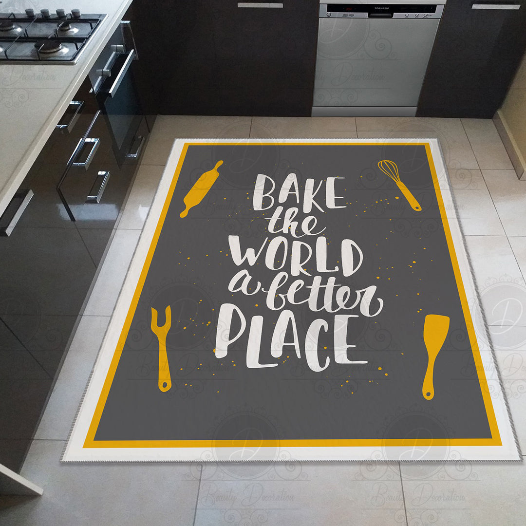 Borsa - Modern Non-Slip Kitchen Rug