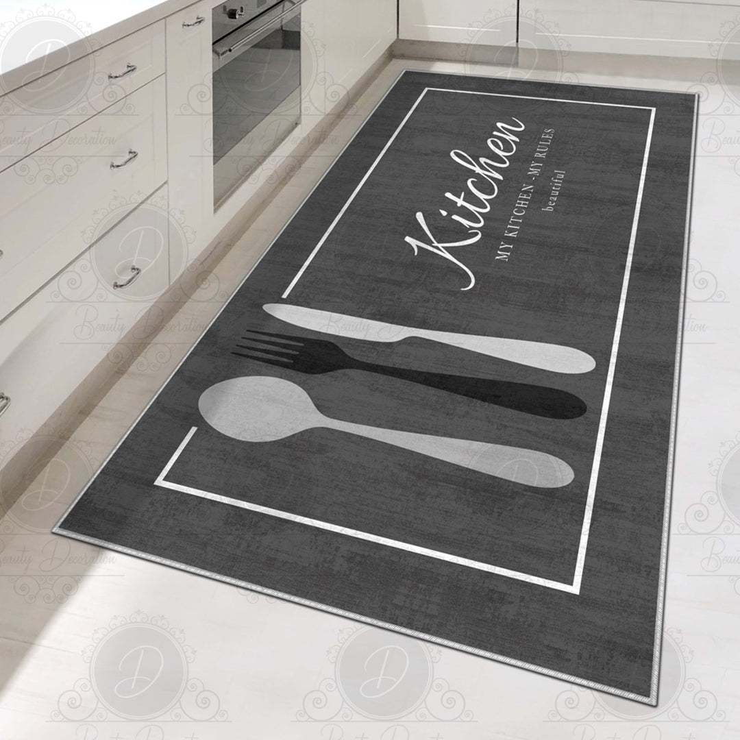 Alto - Non-Slip Kitchen Printed Rug