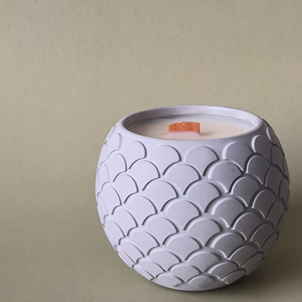 Concrete Candle Jar - 02