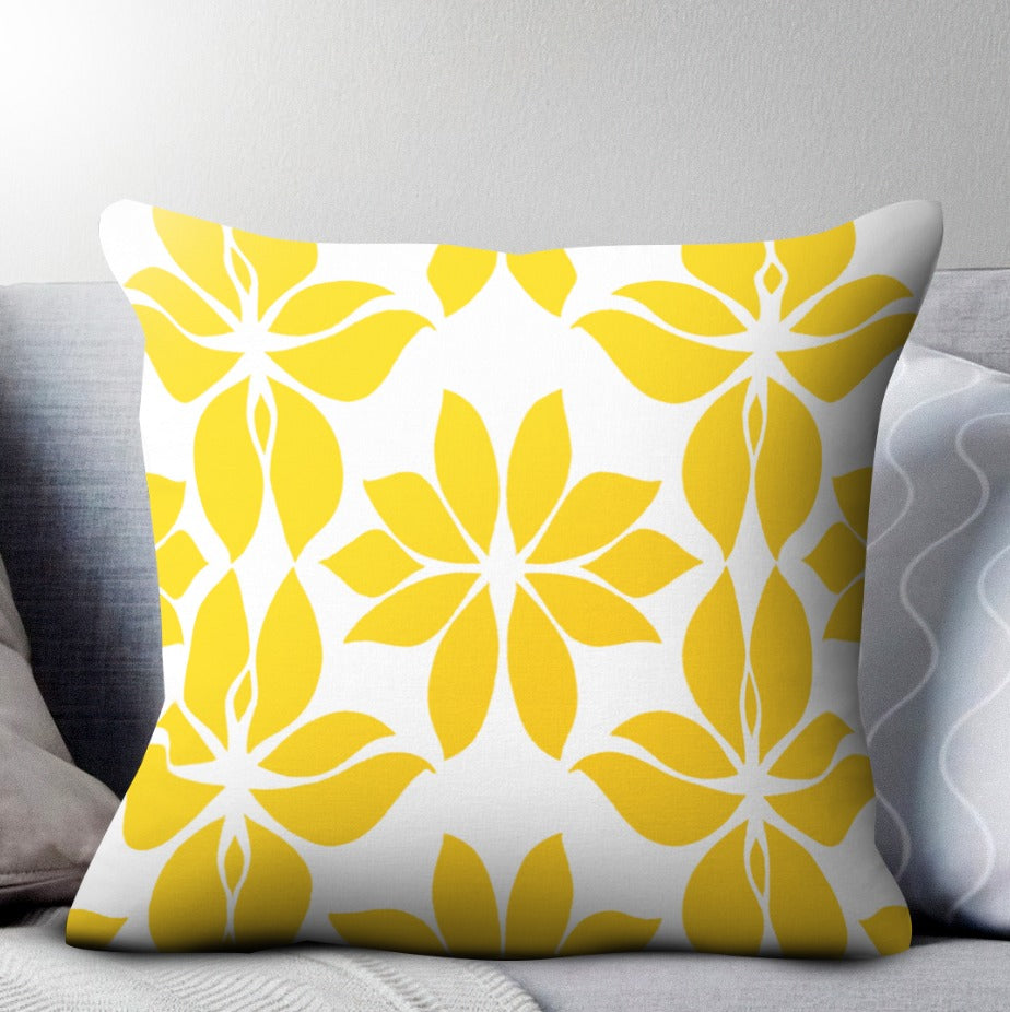 Obrian - Luxury Yellow Decorative Cushion