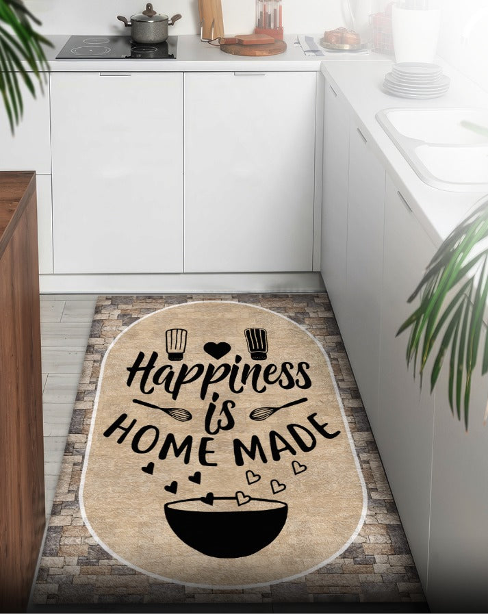 Bigo - Non-Slip Kitchen Printed Rug