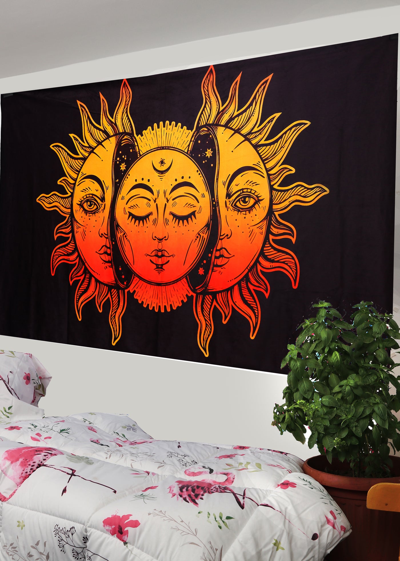 Sun To Moon [Orange] Tapestry