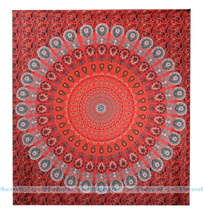 Enlightened Soul Red Tapestry