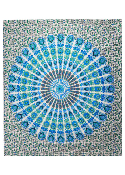Enlightened Soul Greeny Tapestry