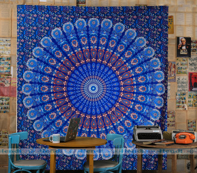 Enlightened Soul Blug Tapestry