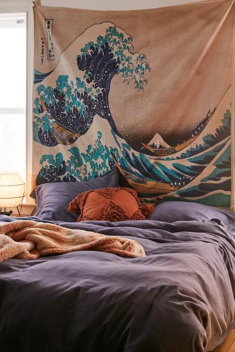 Great Waves Of Kanagawa Tapestry
