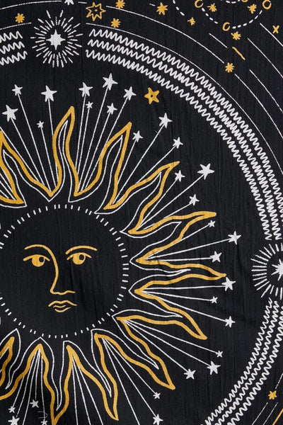 Golden Sun Into-Dark Tapestry