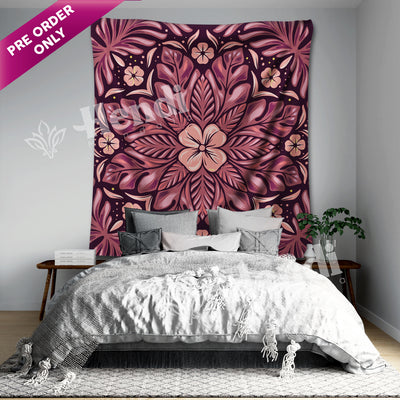 Brownish Tropical Tapestry