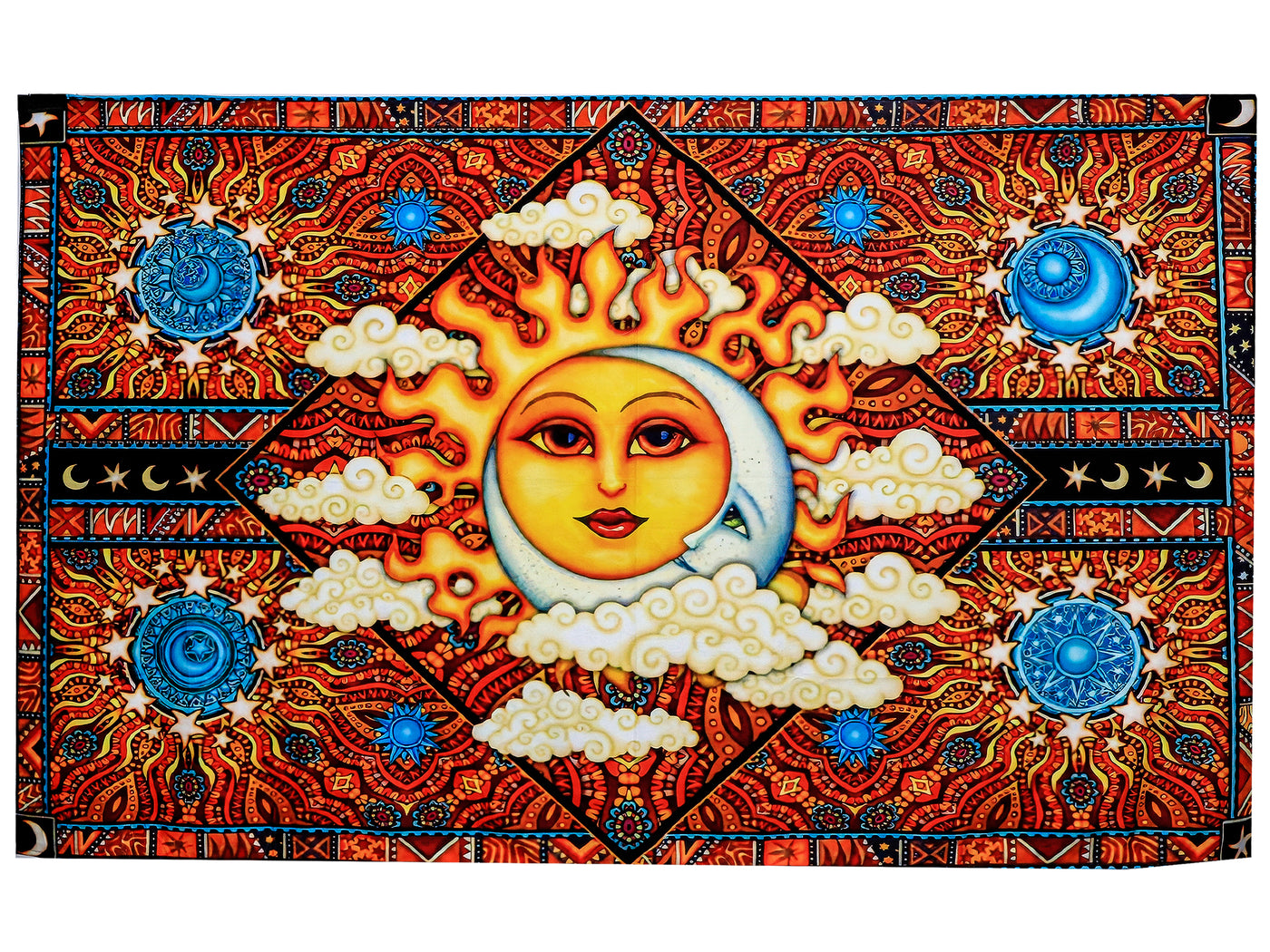 Hippie Sun & Moon Tapestry