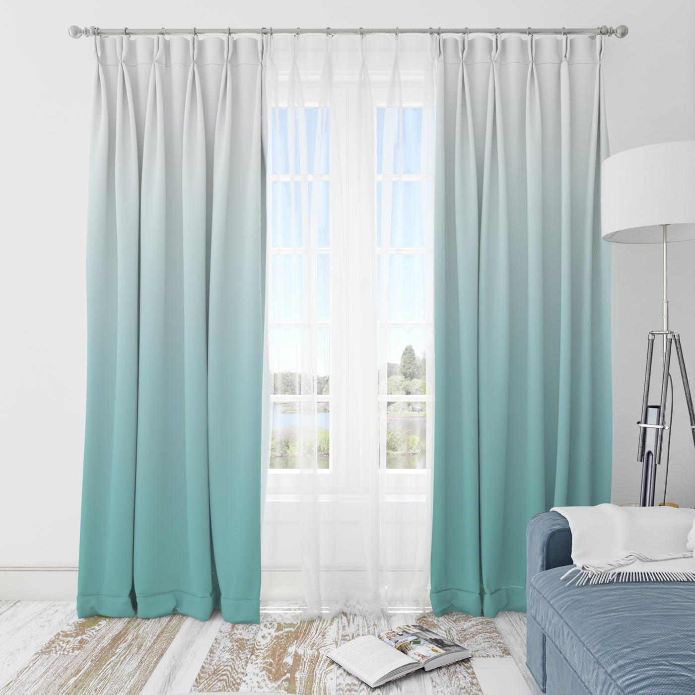 Classic MediumTurquoise Curtain