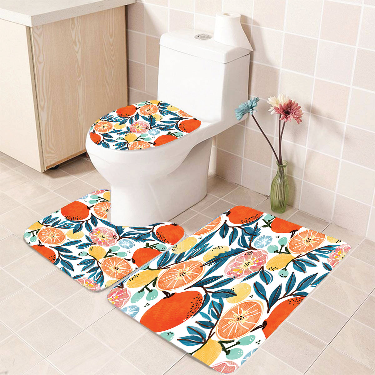 Fruit Bath Mat