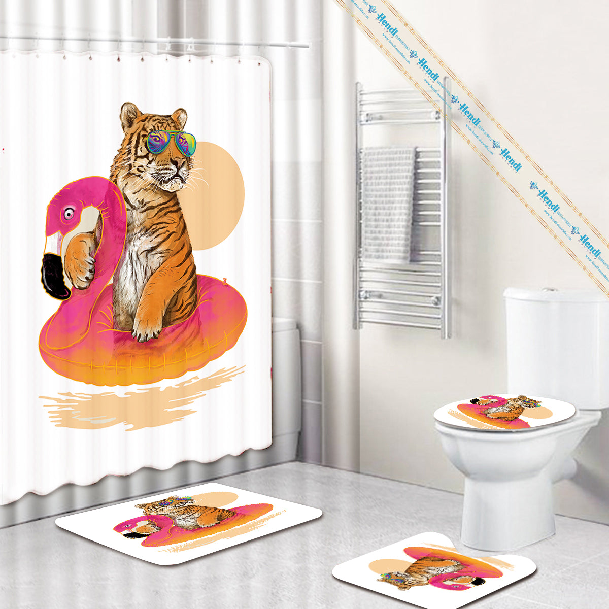 Cute Tiger Bath Mat Collection