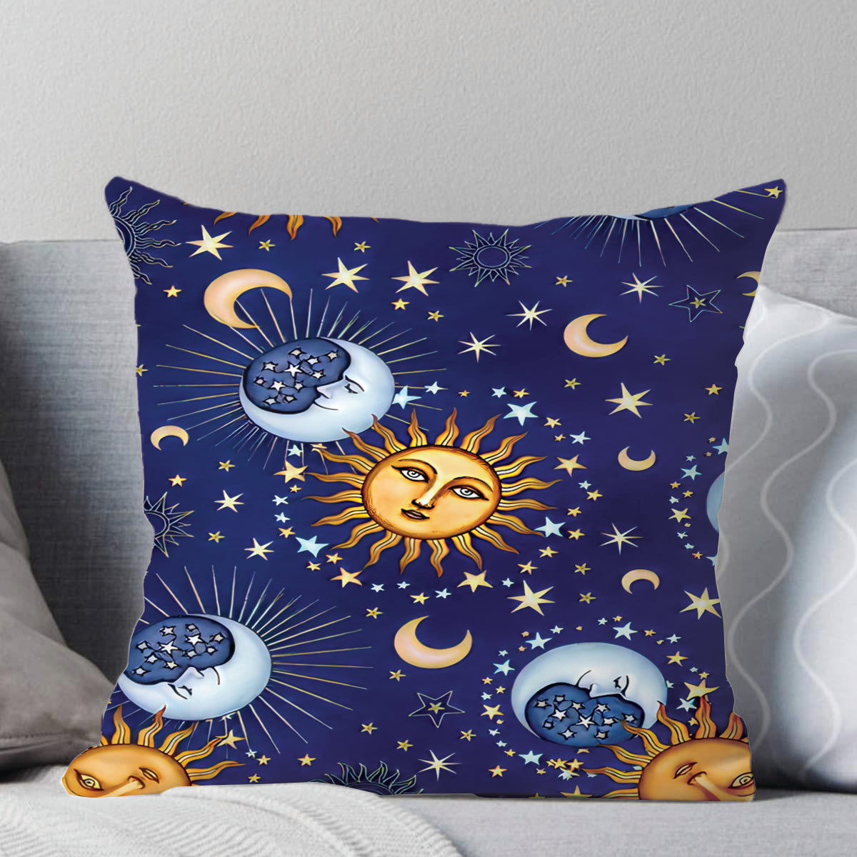 Sun, Moon & Sea Cushion