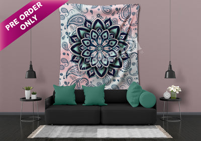 Pink Peace II Tapestry