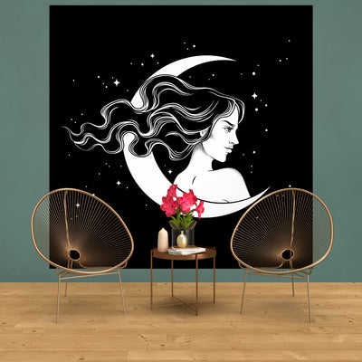 Moon Lady Tapestry