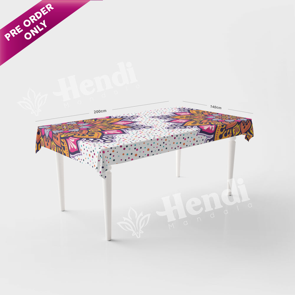 Shiny Bloom - pink 2 Table Cover