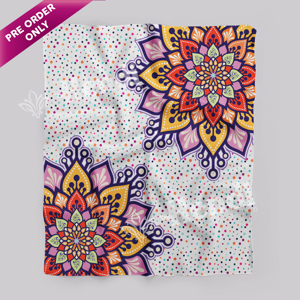 Shiny Bloom-Violet II Tapestry