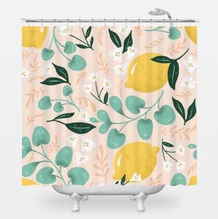 Lemon Shower Curtain