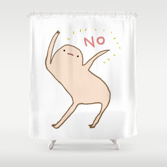 No Y3ni No Shower Curtain