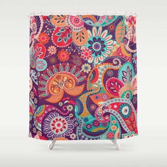 Colorful Decorative Mandala Shower Curtain