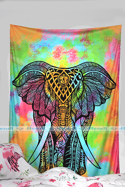 African Elephant Tapestry